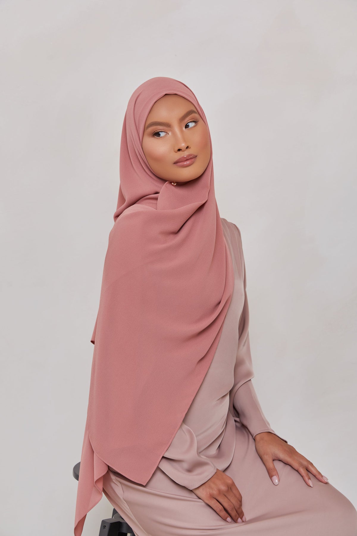 TEXTURE Everyday Chiffon Hijab - Send Me Roses Veiled Collection 