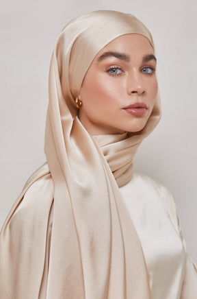 TEXTURE Satin Hijab - Hope Veiled Collection 