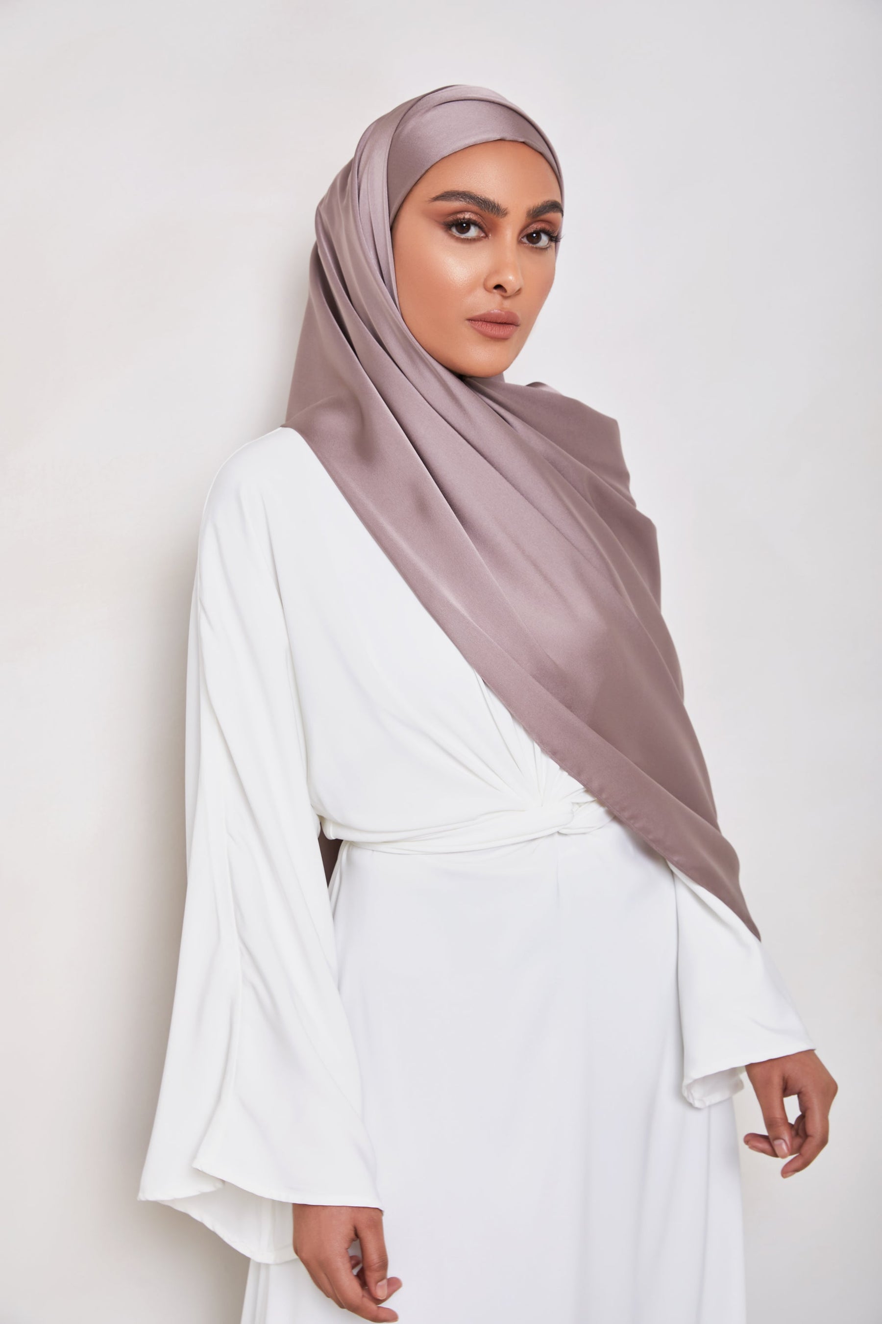 TEXTURE Satin Hijab - Luscious Veiled Collection 