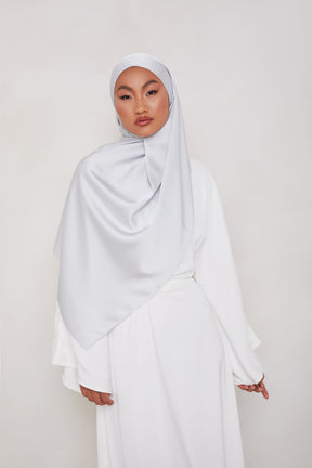 TEXTURE Satin Hijab - Serene Veiled Collection 