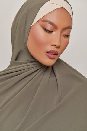 TEXTURE Twill Chiffon Hijab - Adventurous Veiled Collection 