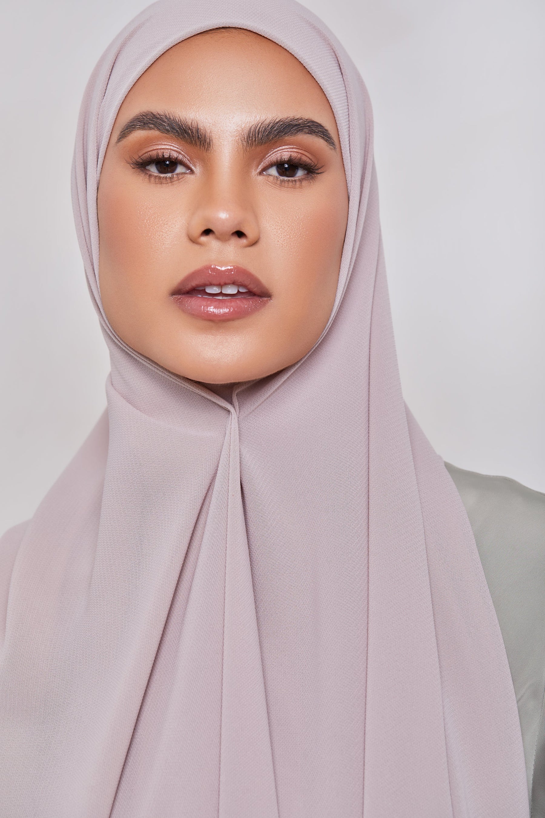 TEXTURE Twill Chiffon Hijab - Goals Veiled Collection 
