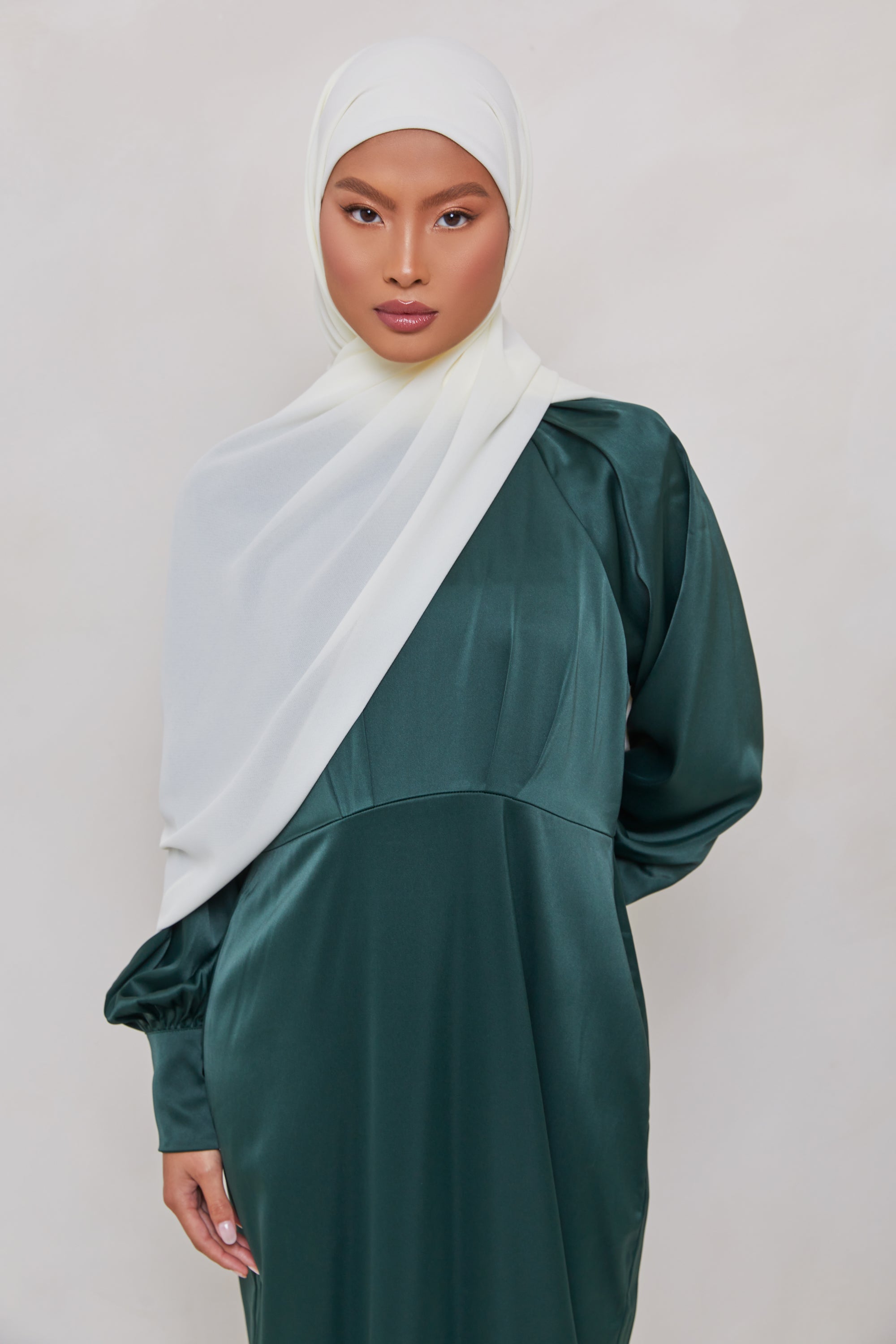 TEXTURE Twill Chiffon Hijab - Heavenly Veiled Collection 