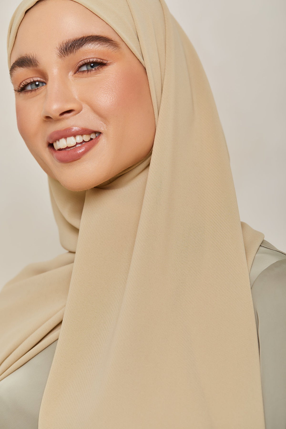 TEXTURE Twill Chiffon Hijab - Laid Back Veiled Collection 
