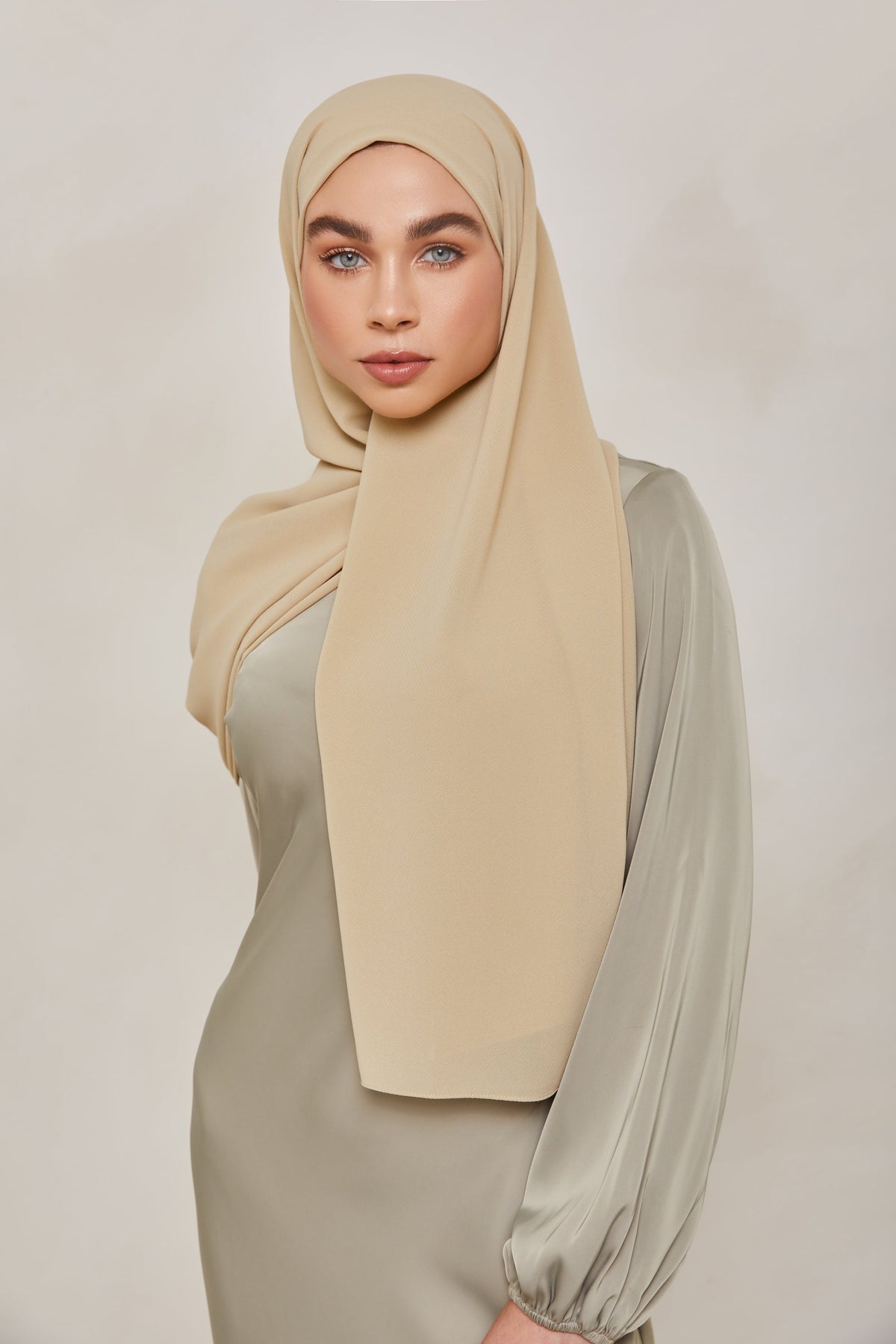 TEXTURE Twill Chiffon Hijab - Laid Back Veiled Collection 