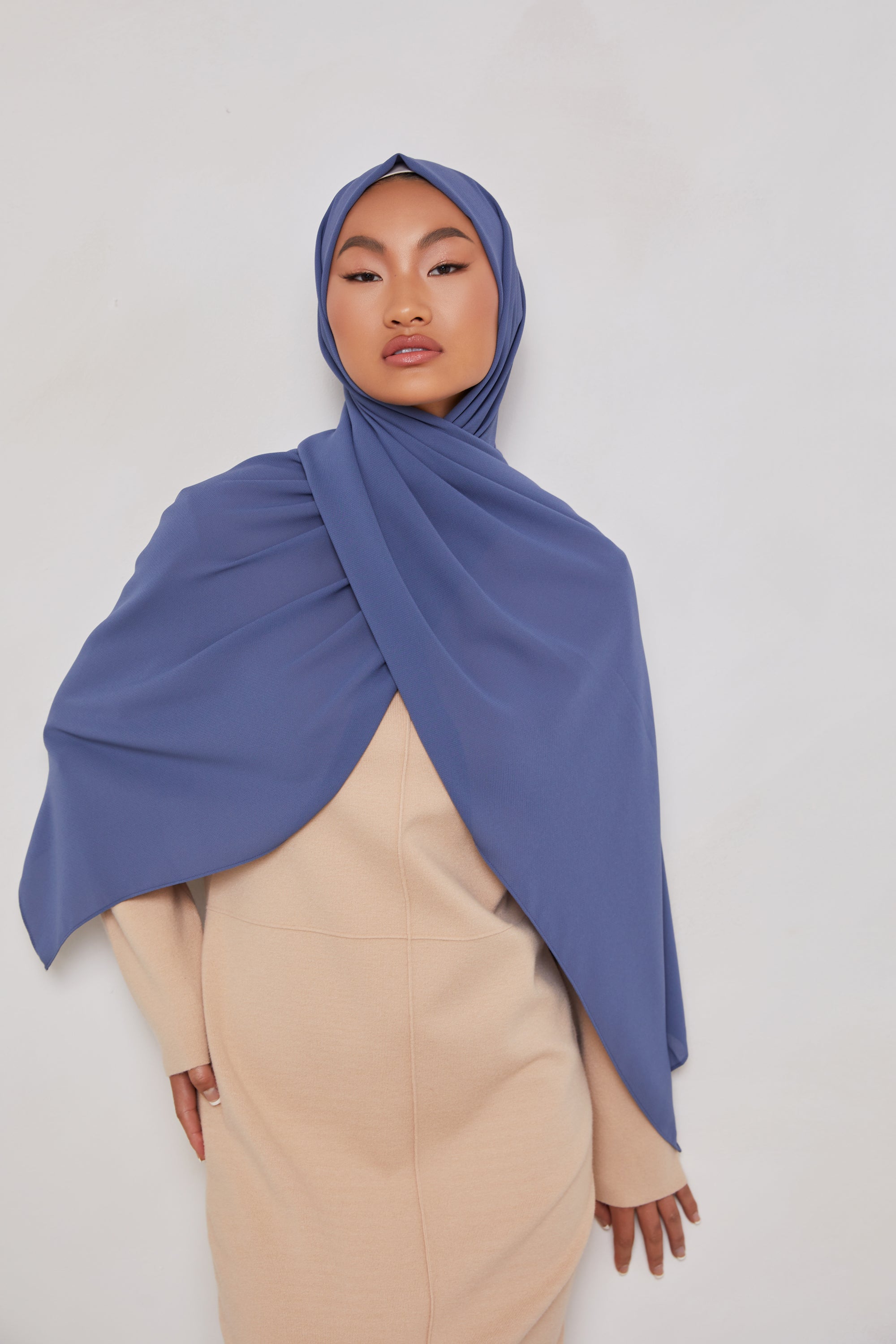 TEXTURE Twill Chiffon Hijab - Refreshed Veiled Collection 