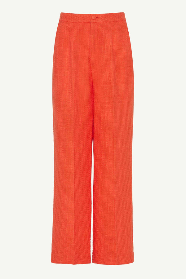 Theya Tweed Wide Leg Pants - Papaya Clothing Veiled 