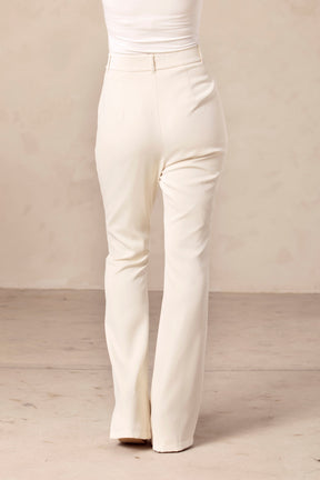 Timani Slim Leg Trousers - Unbleached Veiled Collection 