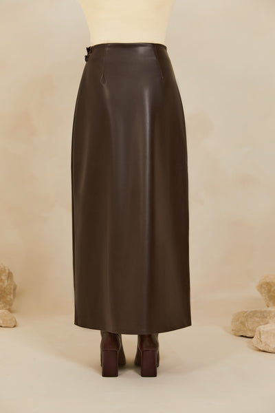 Leather Skirt - Taiga Leather Skirt