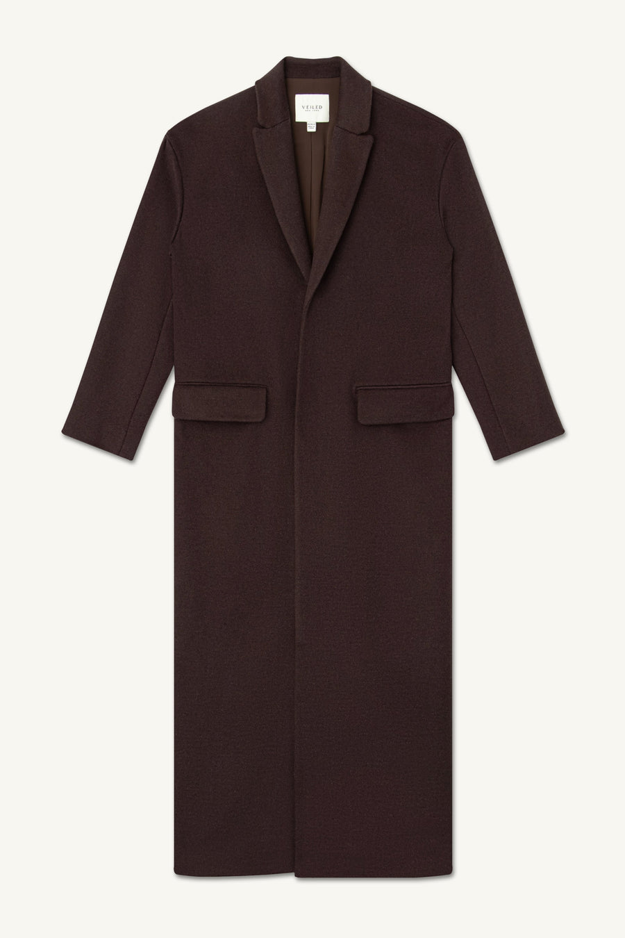 Wool Belted Maxi Coat - Java