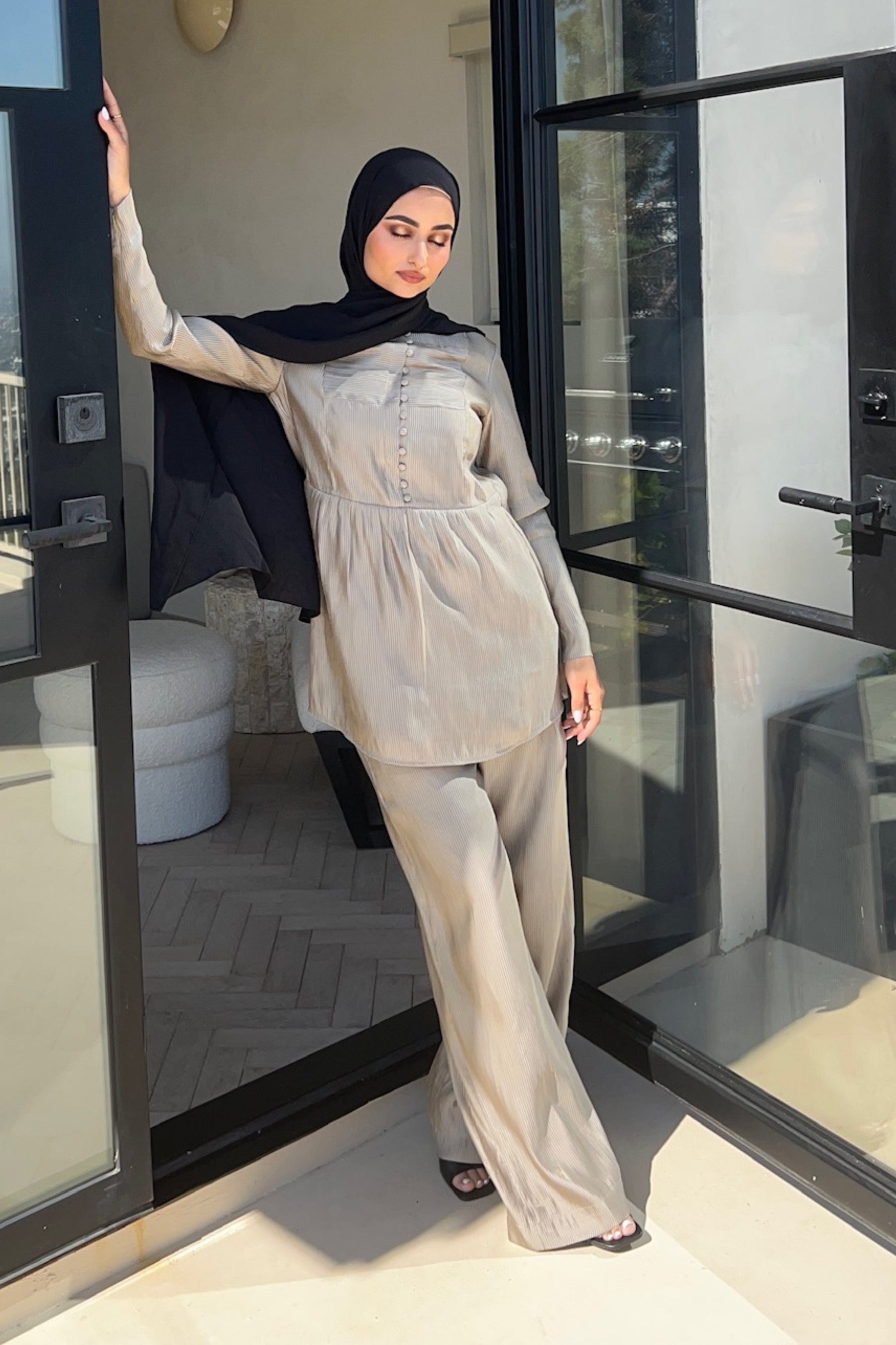 Zara crinkle trousers Clearance